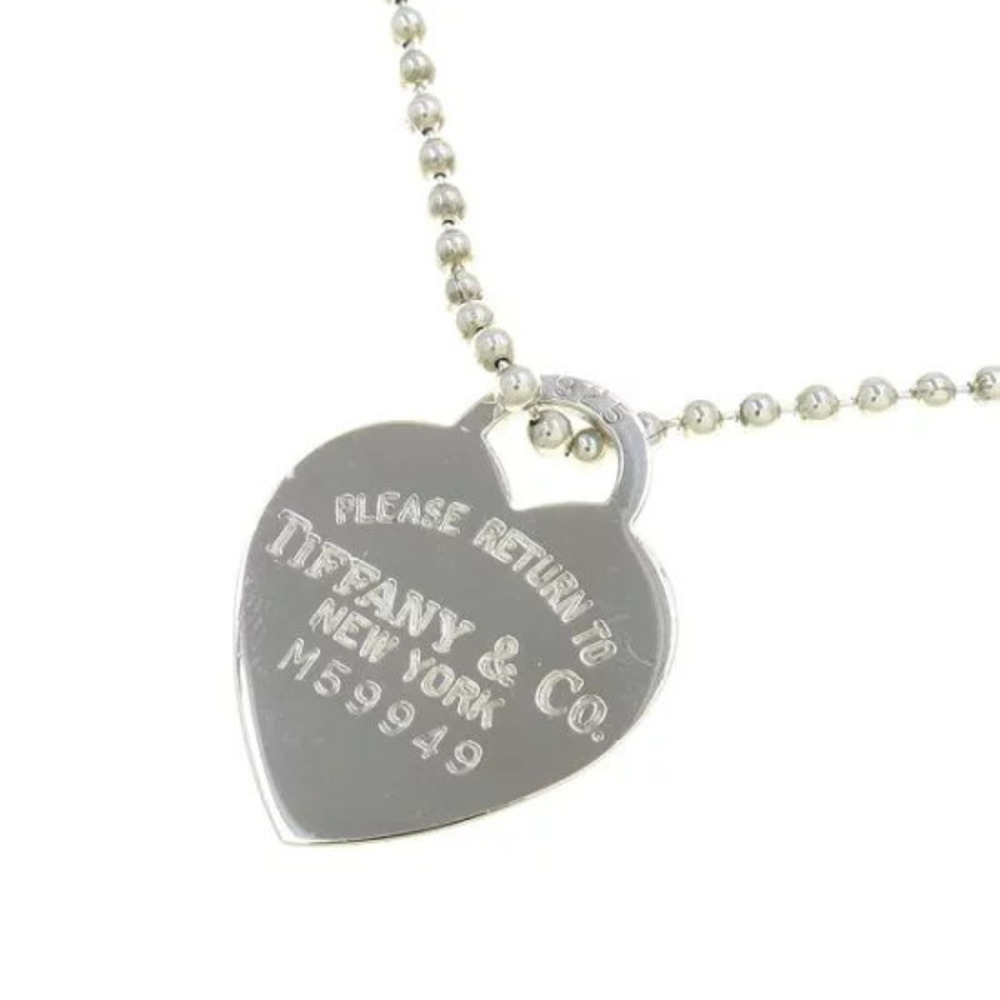 Tiffany Co Return To Tiffany Tag Necklace Heart Sterling Silver